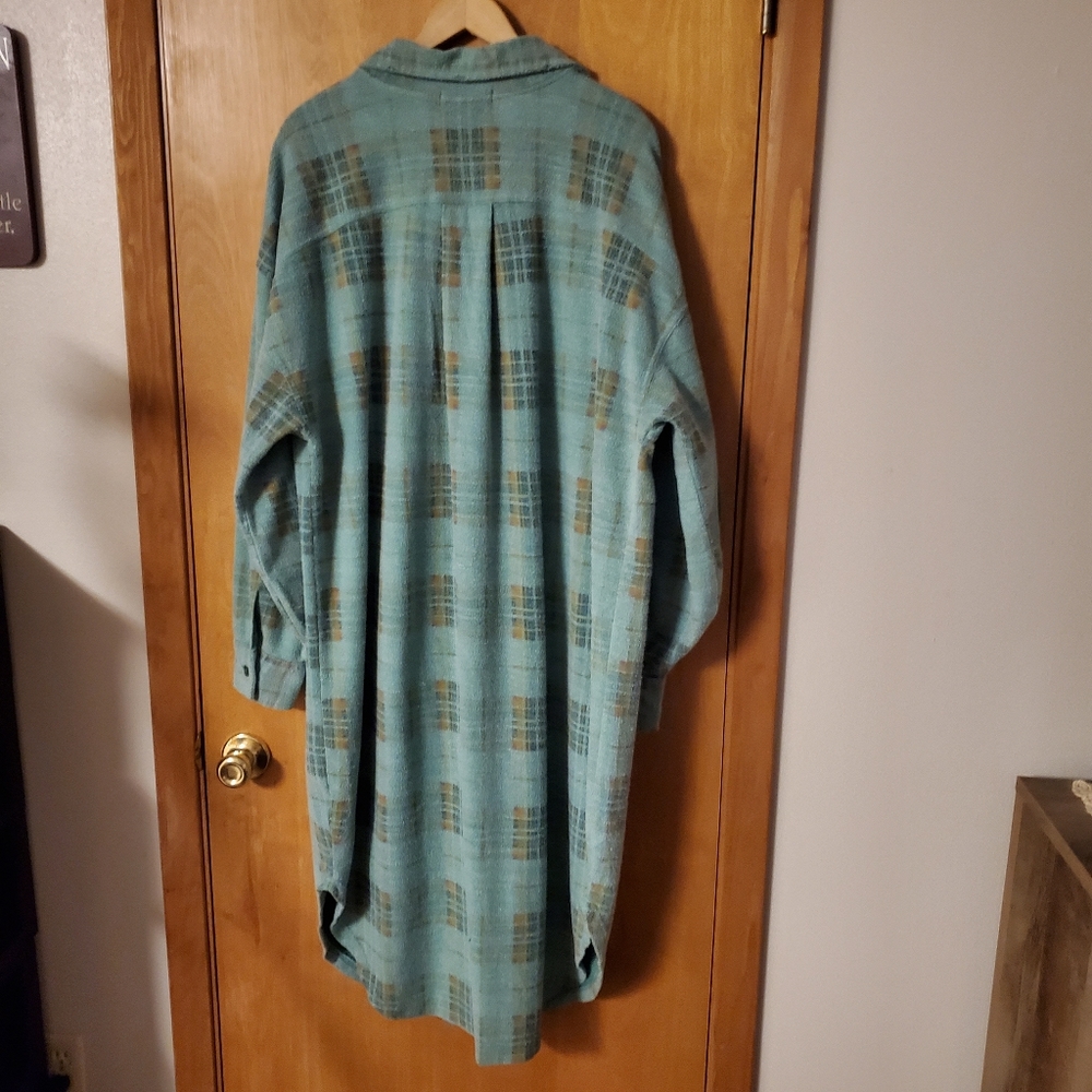 Free People Long Plaid Ruby Jacket - Picture 5 of 6